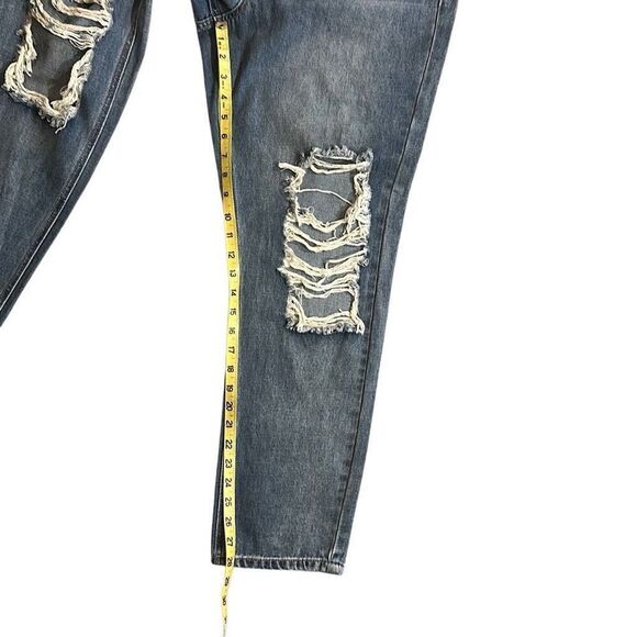 AFRM distressed denim jeans button fly 31 - Picture 6 of 7